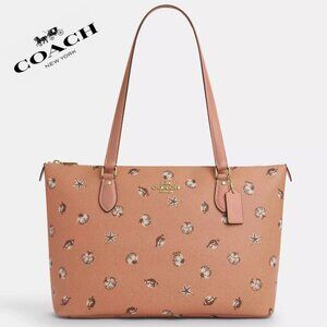 🦀🐚Coach Gallery Tote Bag With Shell Print